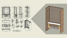 Cabinet CAD Drafting